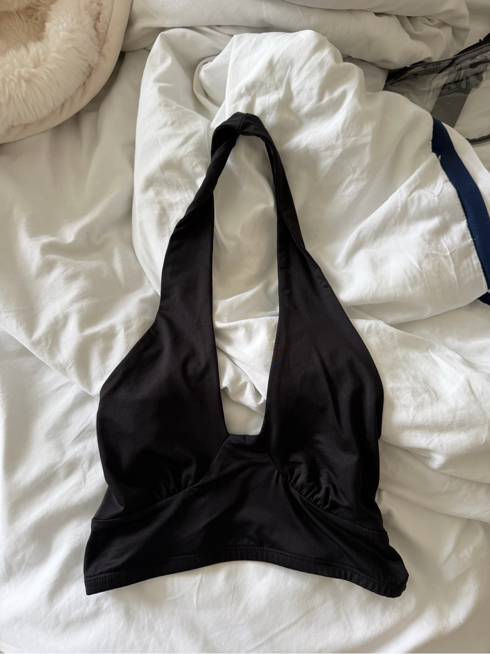 Adika Black Halter Top